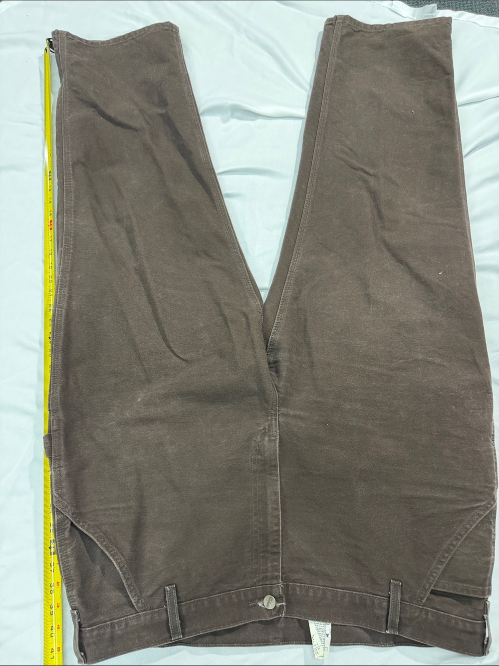 Carhartt Women's Dark Brown Flared Work Jeans